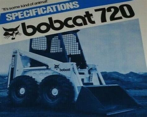 720 bobcat skid steer|bobcat 720 spec sheet.